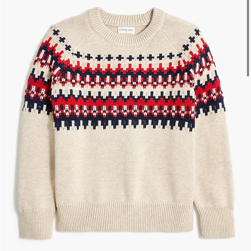 Crewcuts Toddler Fair Isle Sweater XXS/2-3